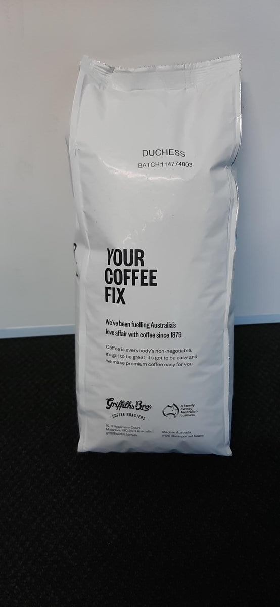 Griffiths Bros Coffee Beans Duchess Blend 1kg Jaypak Distributors
