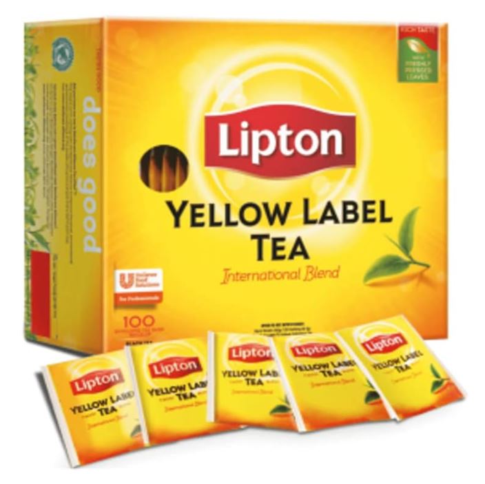 LIPTON ENVELOPED TEA BAGS PKT 100 (CTN 1200)