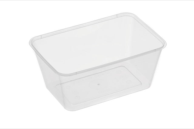 GENFAC 1000ML RECTANGLE CONTAINER (SLV 50)