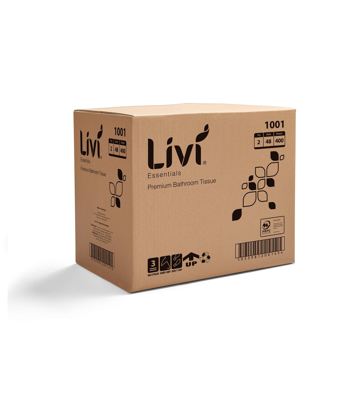 LIVI ESSENTIALS TOILET PAPER (CTN 48)