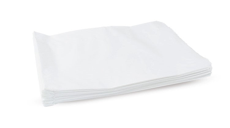 3 LONG WHITE BAGS (PKT 500)
