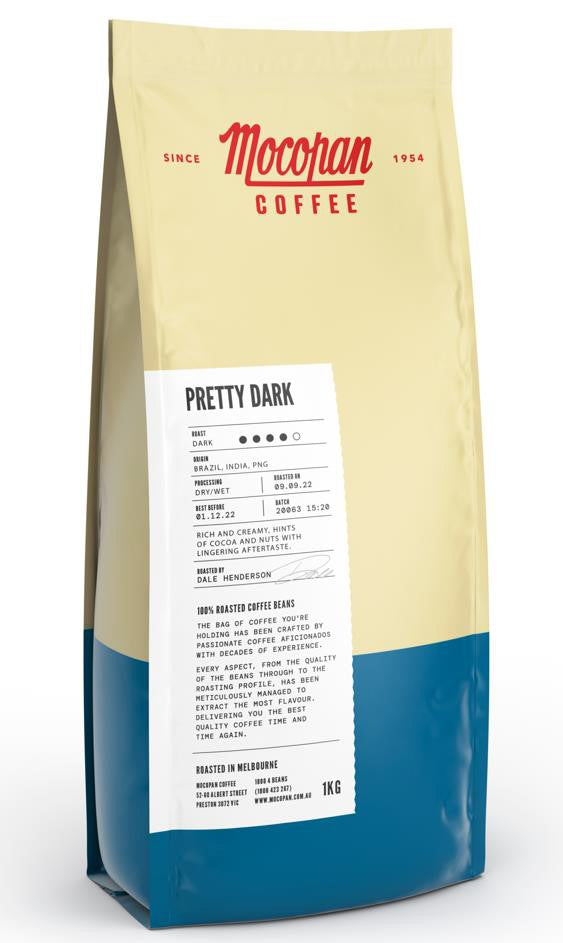 PRETTY DARK COFFEE BEANS 1KG