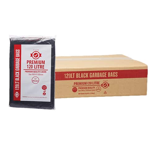 140L BLACK BIN LINER (4 PKT/CTN)