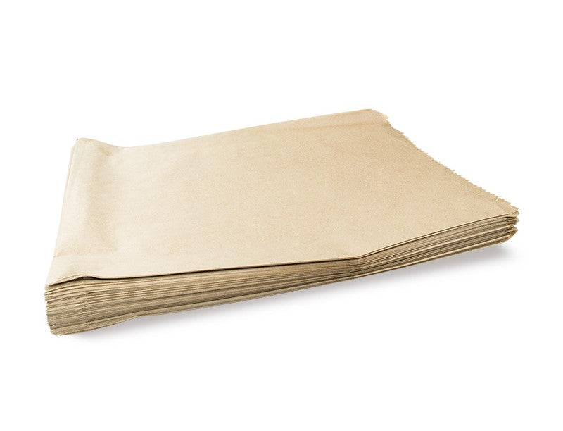 12 LONG BROWN BAGS