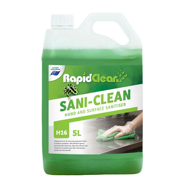 SANI-CLEAN SANITISER SPRAY - 5LT