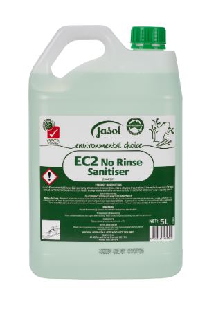 EC2 3 X 2L NO RINSE SANITISER