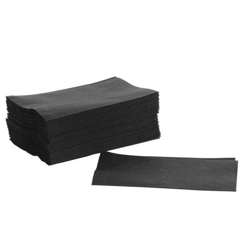 CAPRICE 2 PLY DINNER BLACK 1/8 FOLD (PKT 100)