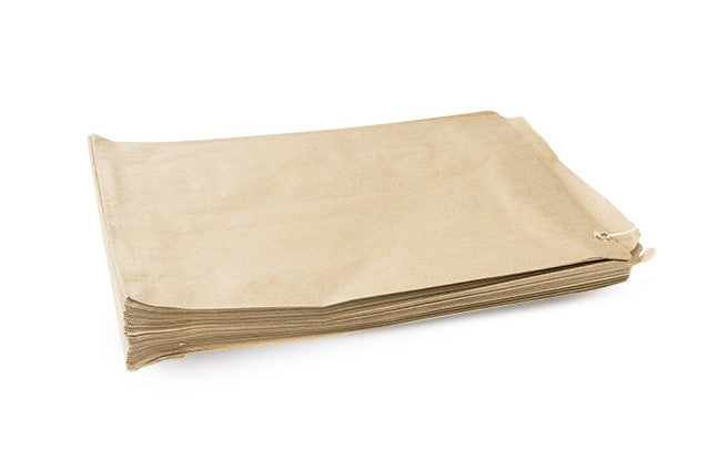 2 LONG BROWN BAGS