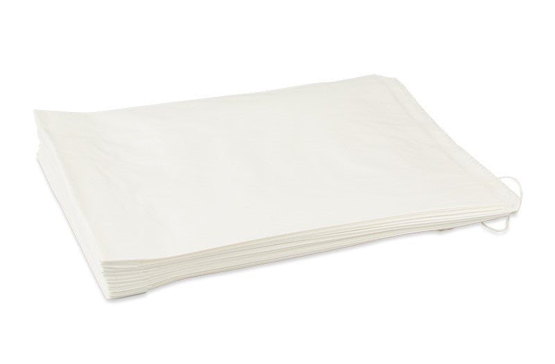 2 LONG GREASEPROOF WHITE BAGS (PKT 500)