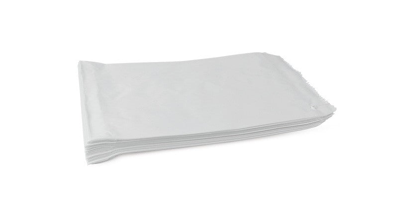 2 LONG WHITE BAGS (PKT 500)