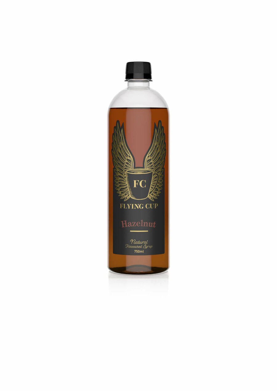 FLYING CUP HAZELNUT SYRUP 750ML
