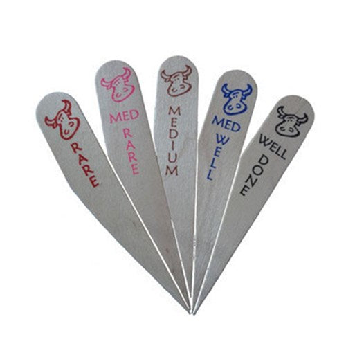 WOODEN STEAK MARKER &#39;&#39;FUNKY COW&#39;&#39; (PKT 200)
