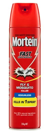 MORTEIN ODOURLESS FLYING INSECT KILLER 350G