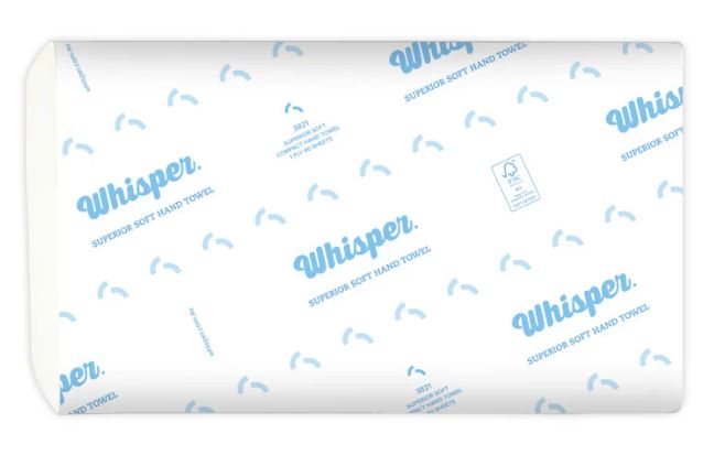 WHISPER COMPACT TAD H/TOWEL (CTN)