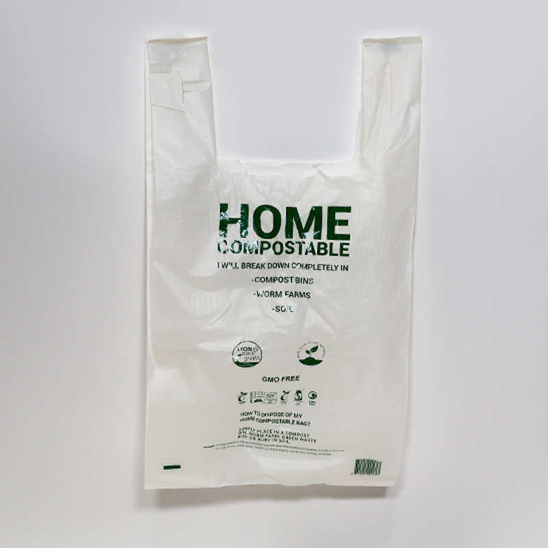 IKON LARGE COMPOSTABLE SINGLET BAGS 30UM (PKT 100)