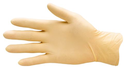 LATEX POWDER FREE GLOVES - XLARGE