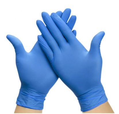 NITRILE BLUE P/FREE SMALL GLOVES