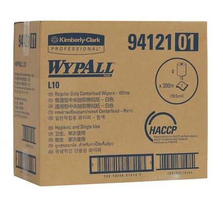 KIMWIPES BARREL ROLL 22cmX300m (4/CTN)