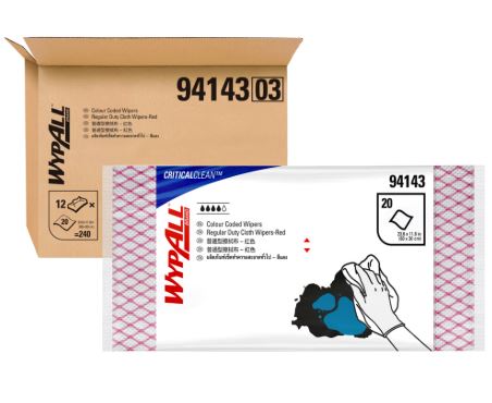 WORKFORCE WIPES RED PKT (12/CTN)