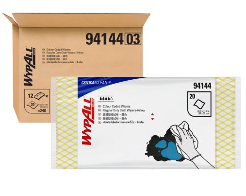 WORKFORCE WIPES YELLOW PKT (12/CTN)