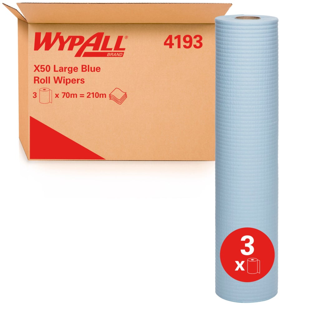 ROAR WIPERS ROLL BLUE (3/CTN)