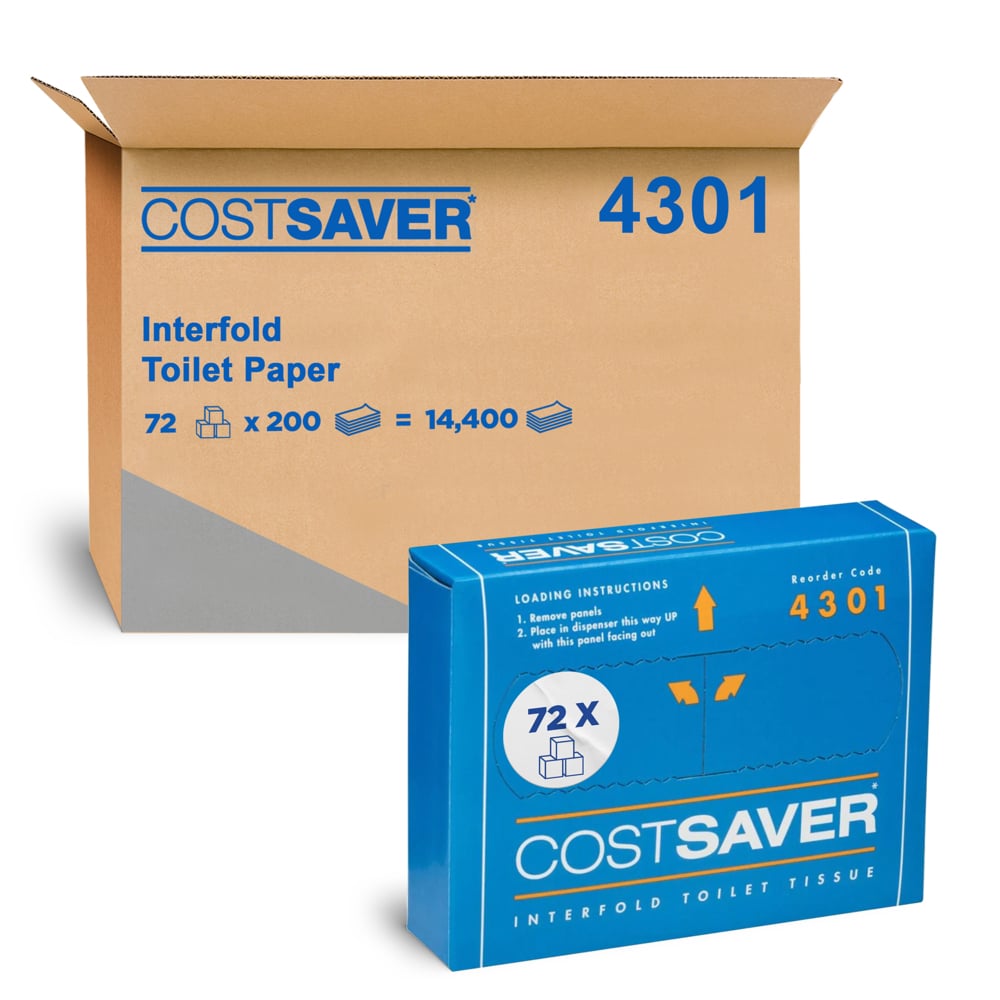 C/SAVER 1 PLY I/FOLD T/TISSUE (CTN)