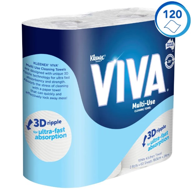 VIVA PAPER TOWEL TWIN PACK (PKT 2)