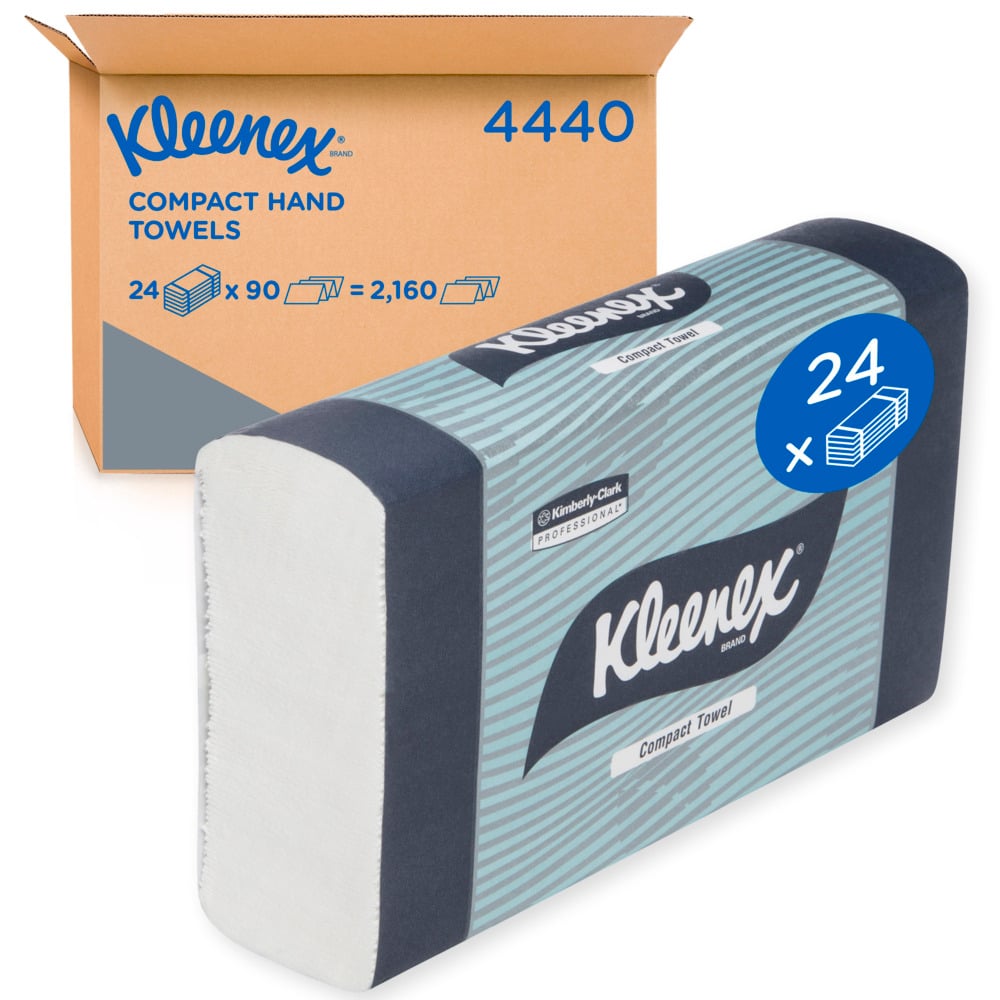4440 KCA COMPACT I/LEAVED HAND TOWEL (CTN)