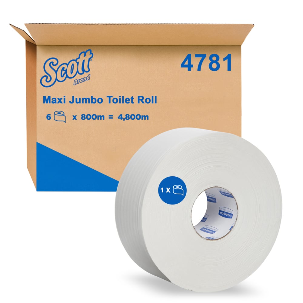 KCA 1 PLY JUMBO T/ROLLS/(CTN)