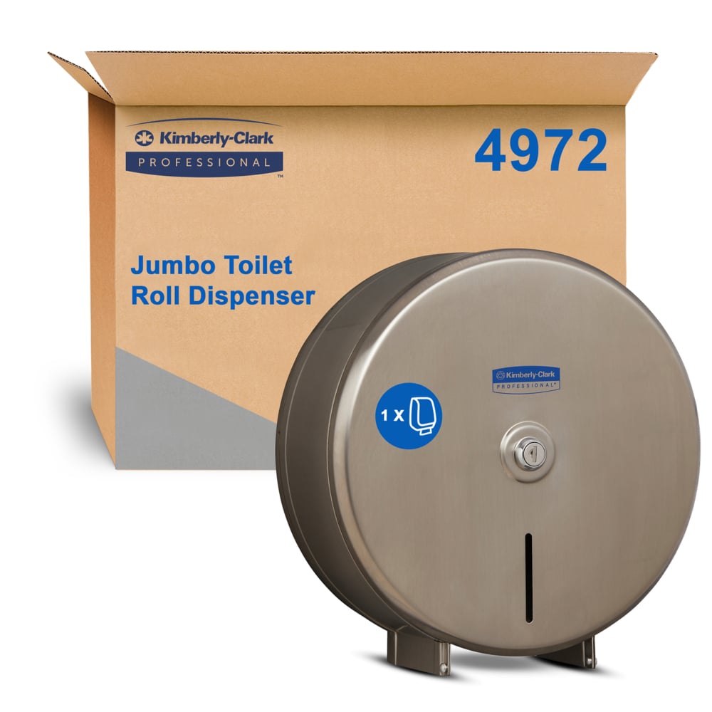 JUMBO T/ROLL DISPENSER S/STEEL