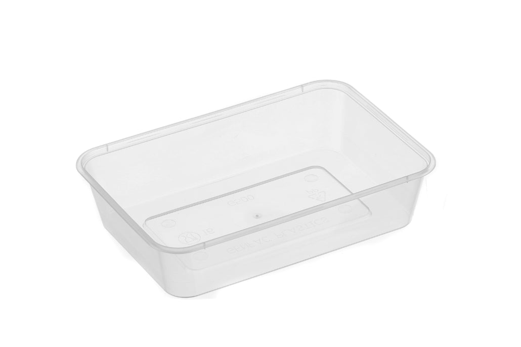 GENFAC 500ML RECTANGLE CONTAINER (SLV 50)