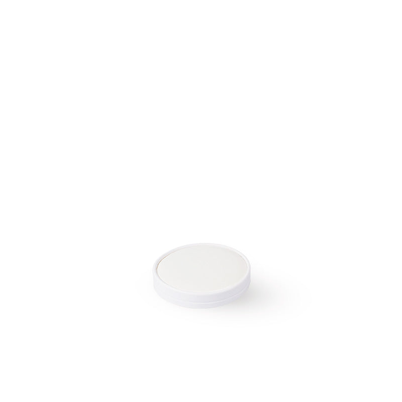 NON VENTED LID TO SUIT 8OZ PAPER TUB (SLV 50)
