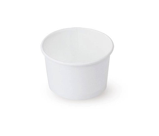 SHAMROCK 4OZ WHITE PAPER CONTAINER