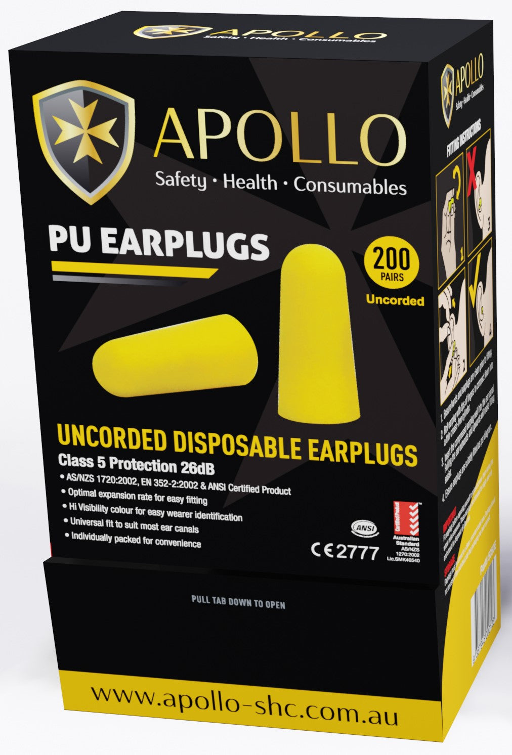 APOLLO EARPLUGS - UNCORDED
