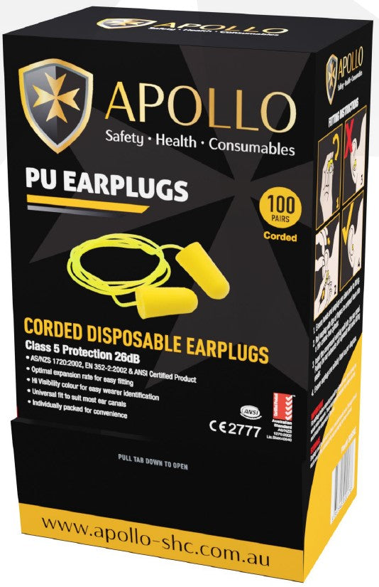 APOLLO EARPLUGS - CORDED