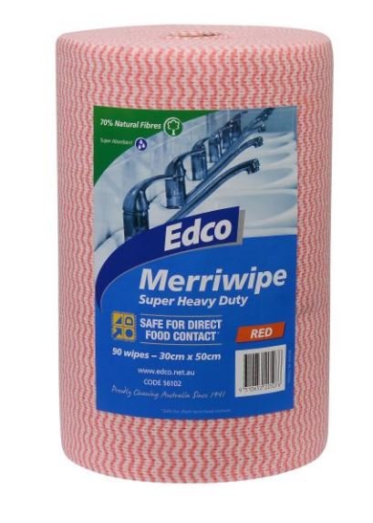 RED EDCO/TRUWIPE CHUX ROLL