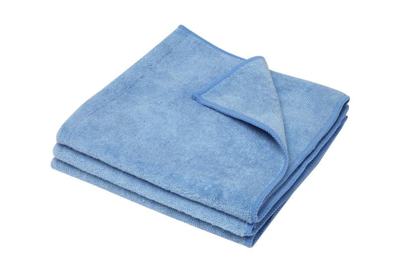EDCO MICROFIBRE CLOTHS BLUE (PKT 3)