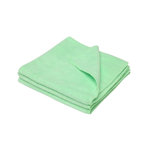 EDCO MICROFIBRE CLOTHS GREEN (PKT 3)
