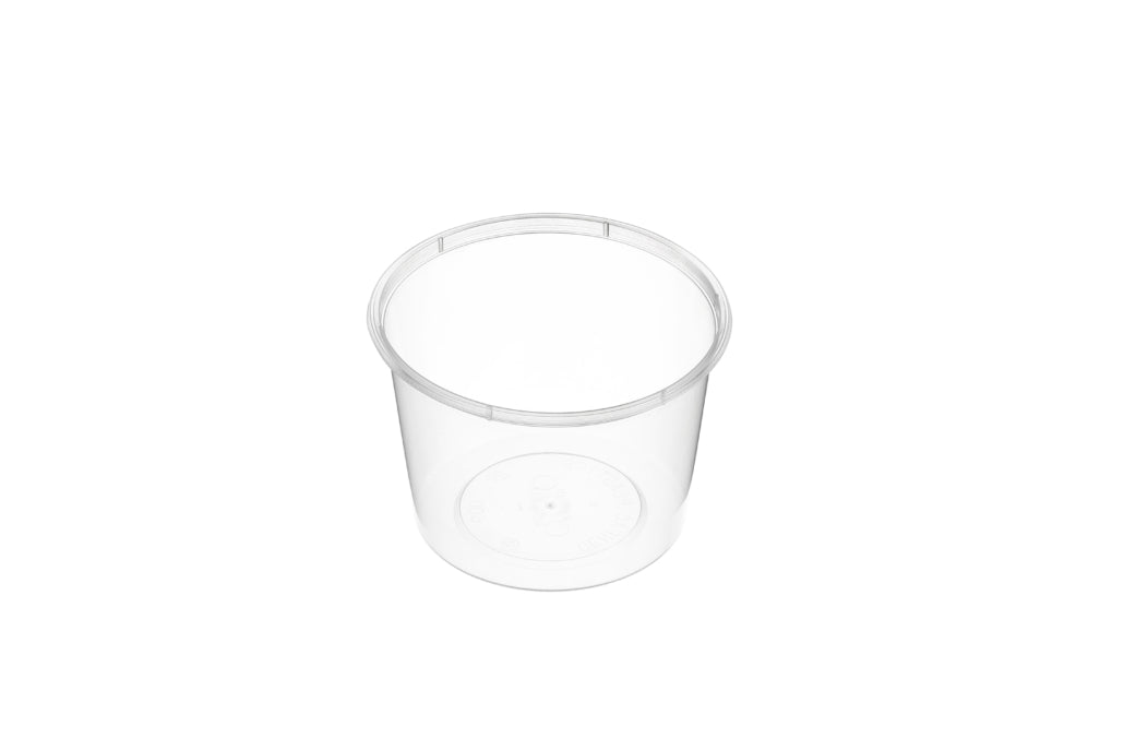 GENFAC ROUND CONTAINER 600ML (SLV 50)
