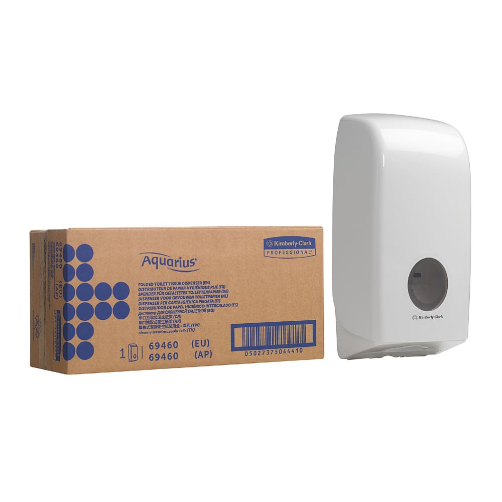 AQUARIUS INTERLEAVED T/TISSUE DISPENSER - SUITS 4322/4321