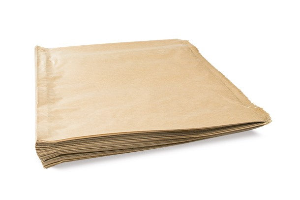 6 SQUARE BROWN BAGS
