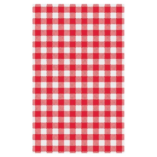 GINGHAM GREASEPROOF PAPER (RED)