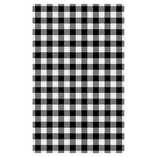 GINGHAM GREASEPROOF PAPER (BLACK)