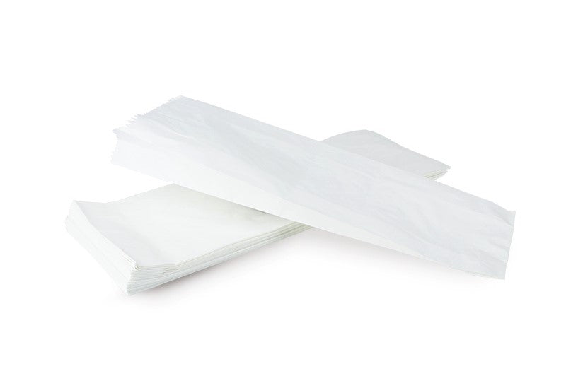 PLAIN WHITE SOUVLAKI BAGS GREASEPROOF (PKT 500)