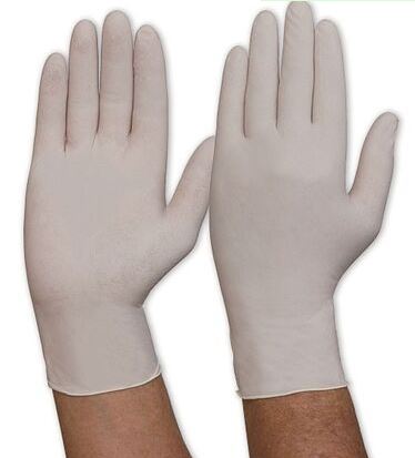 SMALL LATEX DISPOSABLE GLOVE P/F