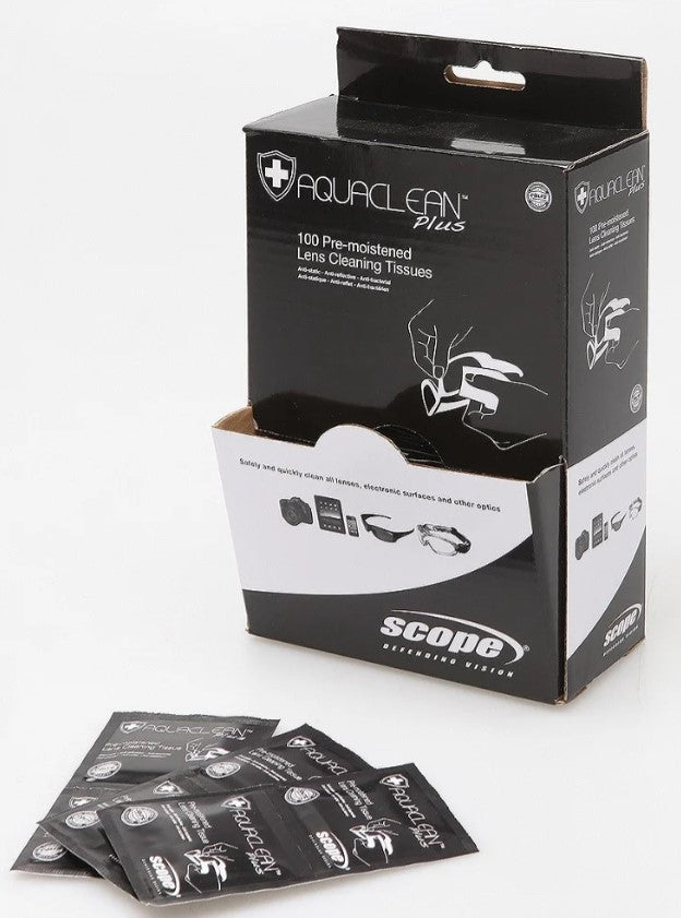 AQUA CLEAN LENS WIPES (PKT 100)