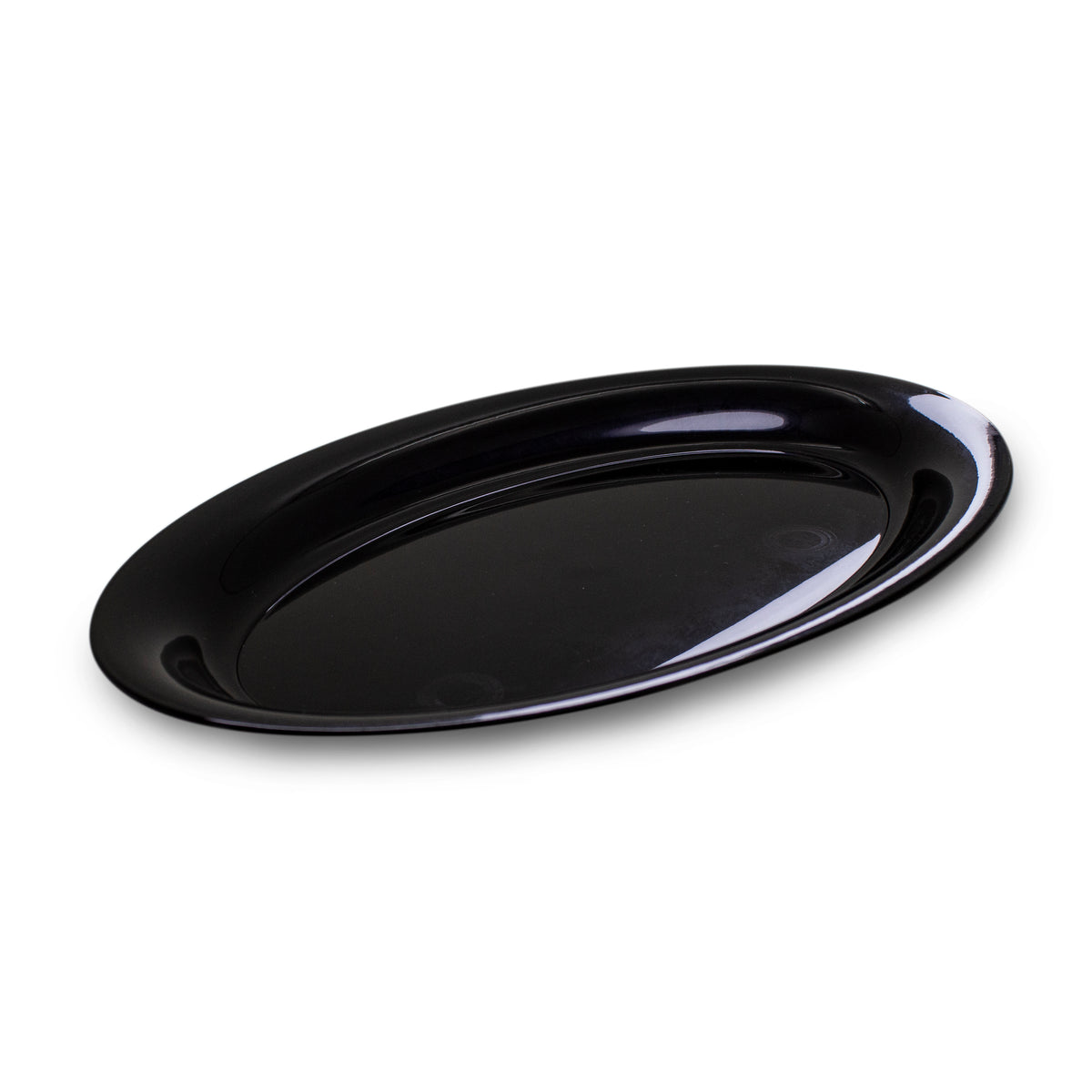 16'' OVAL BLACK PLATTER BASE