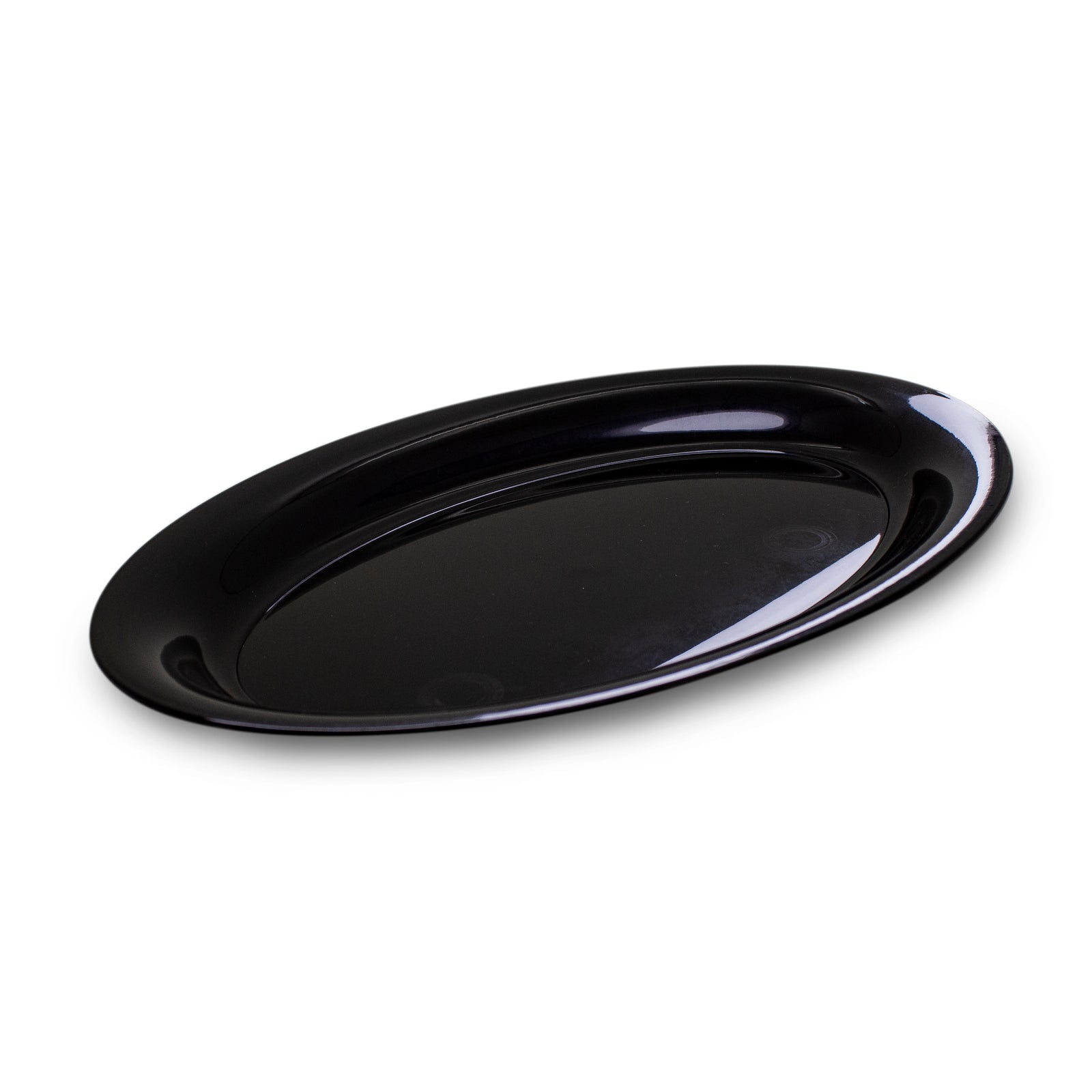 16'' OVAL BLACK PLATTER BASE