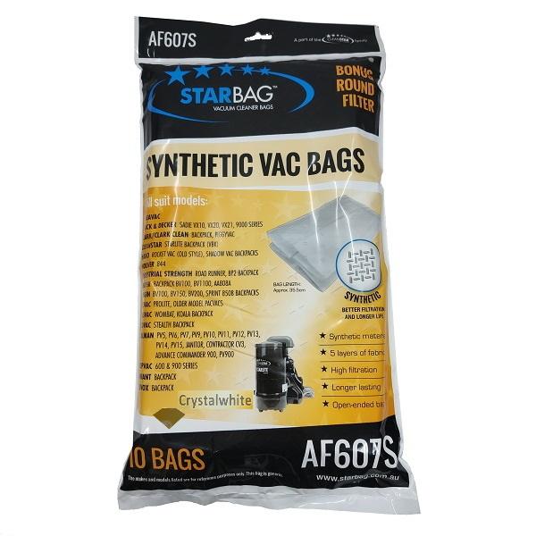 VACUUM BAG 10 PACK SYNTHETIC