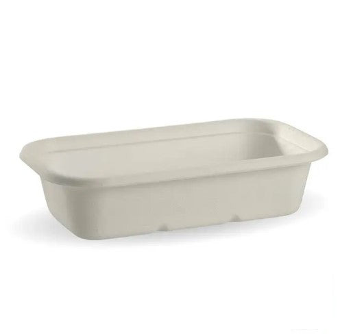 BIOPAK 1000ML T/AWAY BASE WHITE RECT (SLV 50)